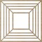 Ekena Millwork Raven Wood Fretwork Pierced Ceiling Medallion, Birch, 26"OD x 9 1/2"ID x 3/8"T CMWP26X26X0375RABI - alternate 3